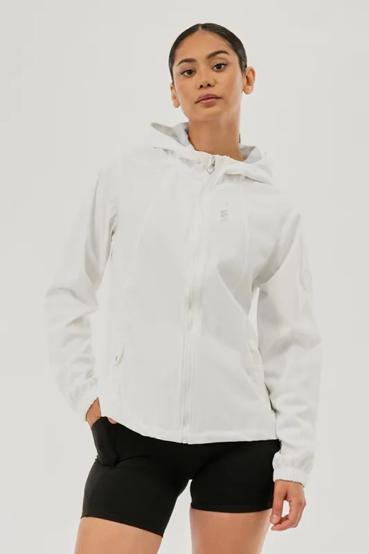 Canada Weather Gear Hooded Zip Up Lightweight Jacket - White sold by Fairweather