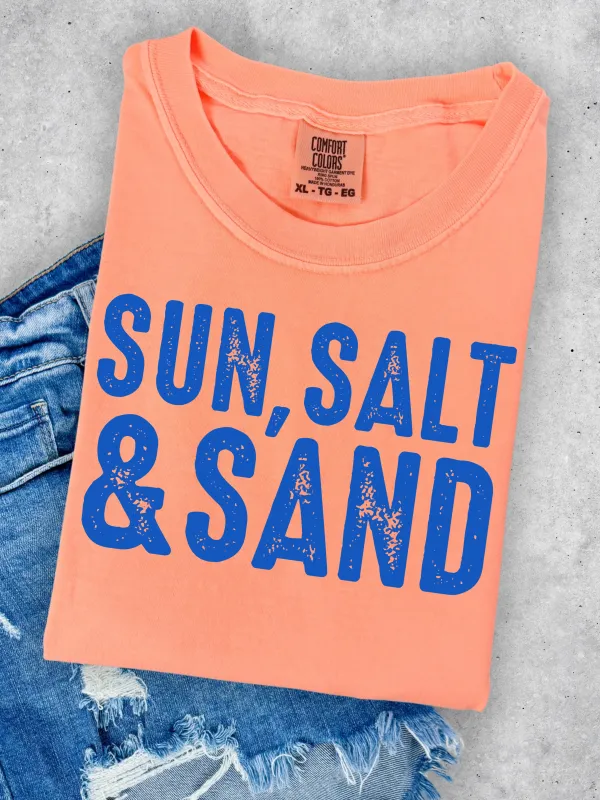 Sun Salt & Tanned Graphic Tee sold by Roxie’s Picks