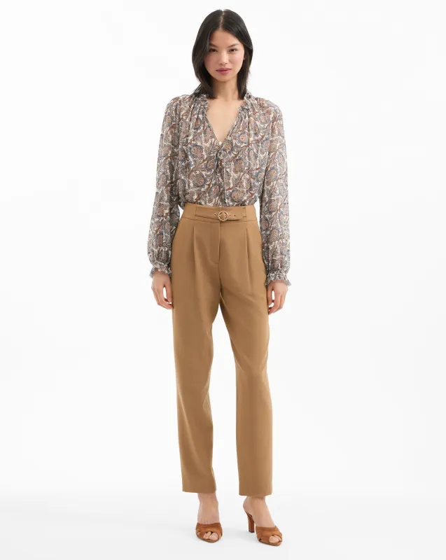 Wisteria Cropped Pant sold by Veronica Beard