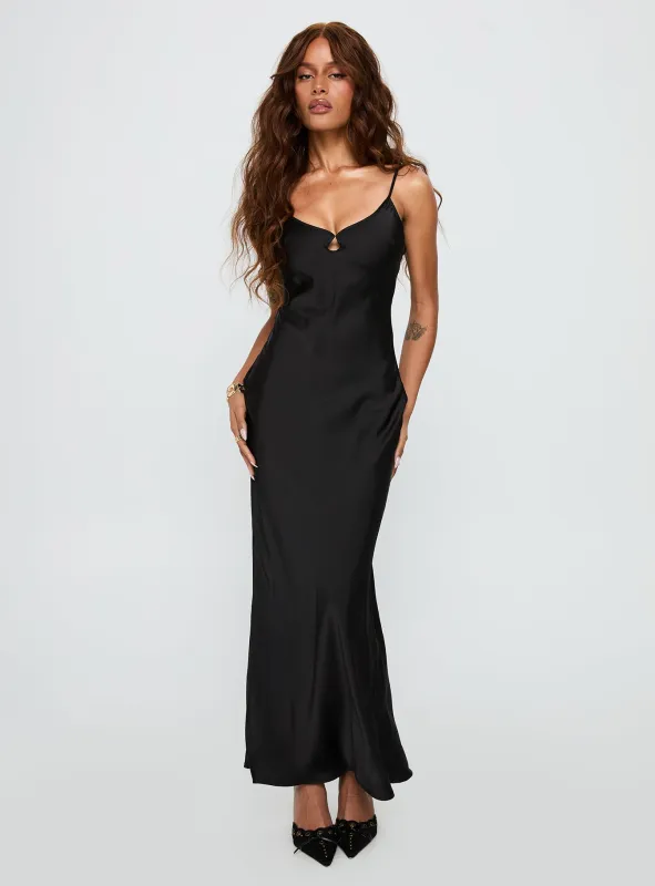 Mind Reader Maxi Dress Black sold by Princess Polly