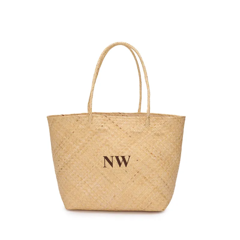 The Pale Straw Beach Tote sold by Lily and Bean
