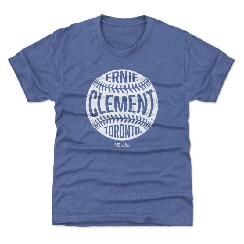 Ernie Clement Toronto Vintage Baseball WHT sold by 500 Level