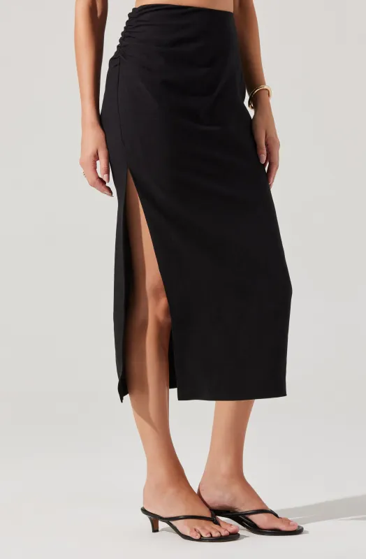 Asha Midi Skirt sold by Astr