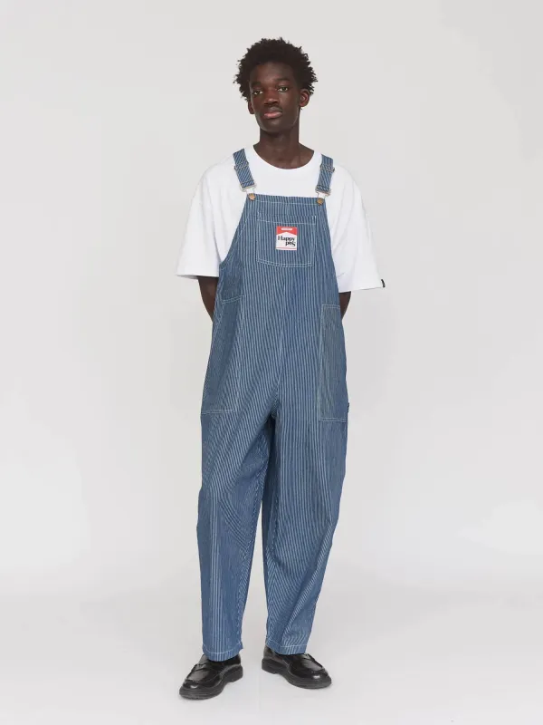 Pinstripe Oversized Dungarees sold by Lazy Oaf