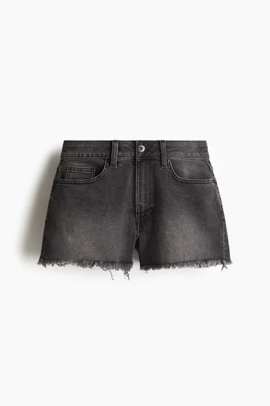 H&M - High Denim shorts - Black sold by H&M