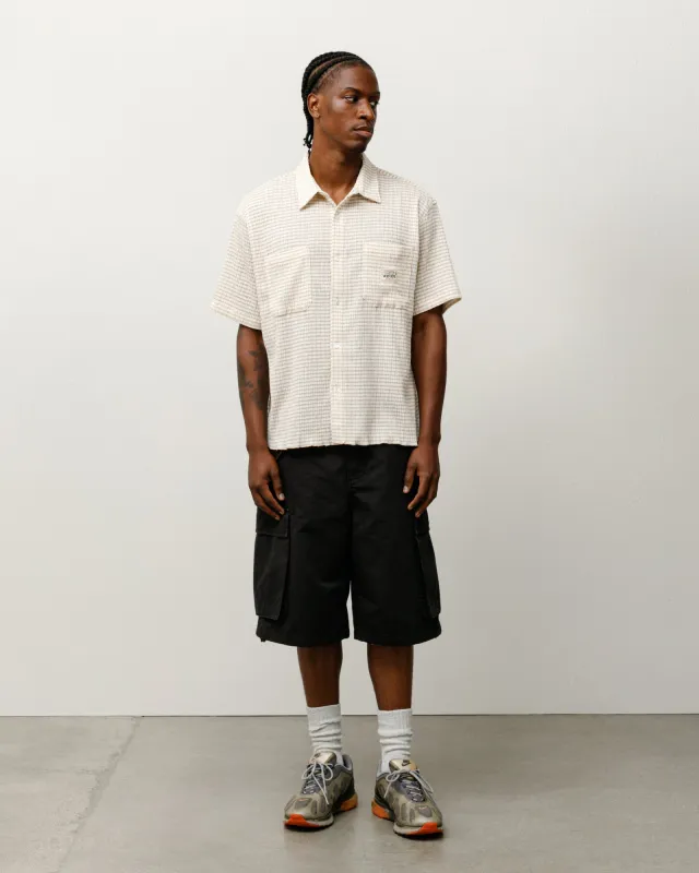 CRINKLED CHECK SS SHIRT | Parallel
