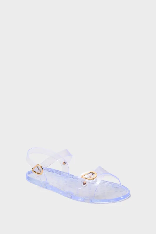 Clear Irini Jelly Sandals sold by Tuckernuck