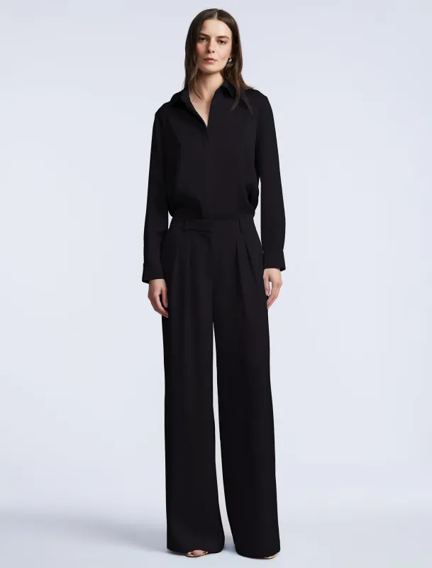 Washed Relaxed Tailored Pant sold by BCBGMaxAzria