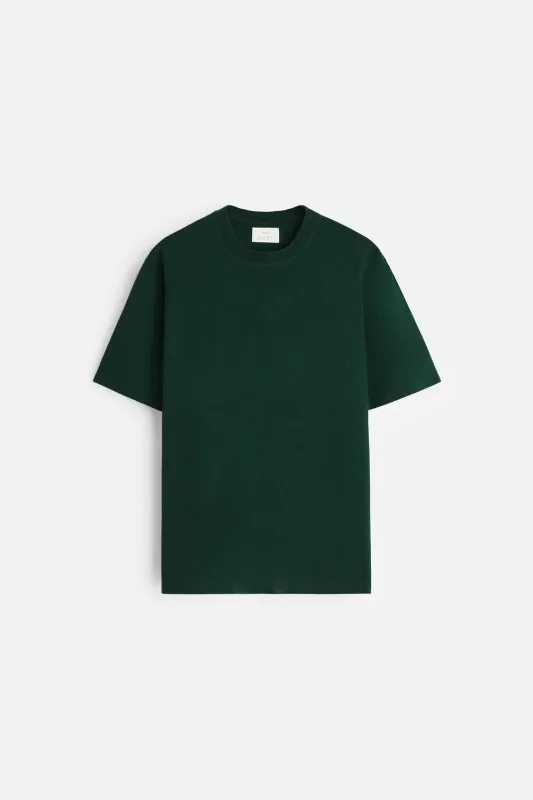 Zara - Medium Weight T-Shirt In White - M - Man sold by Zara