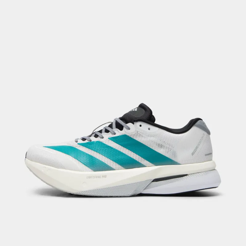 adidas Adizero Boston 13 White / Pure Tea - Grey sold by JD Sports