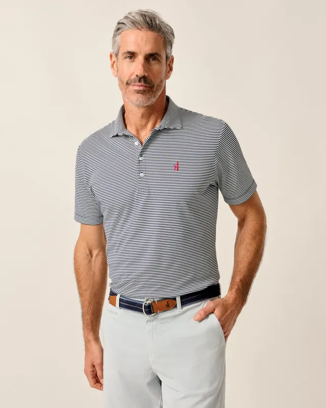 Performance Mesh Polo - Dru Stripe sold by Johnnie-O