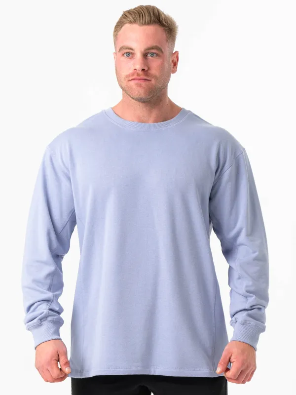 Force Crew Neck - Lilac Blue sold by Ryderwear