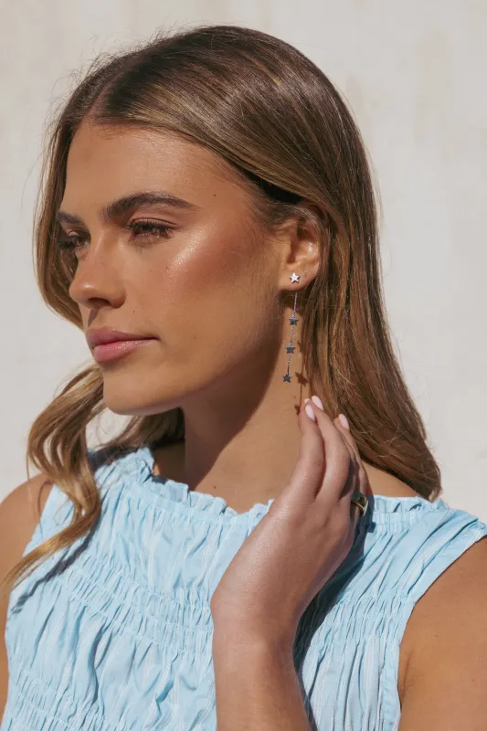 Destiny Earrings - Silver sold by Petal & Pup