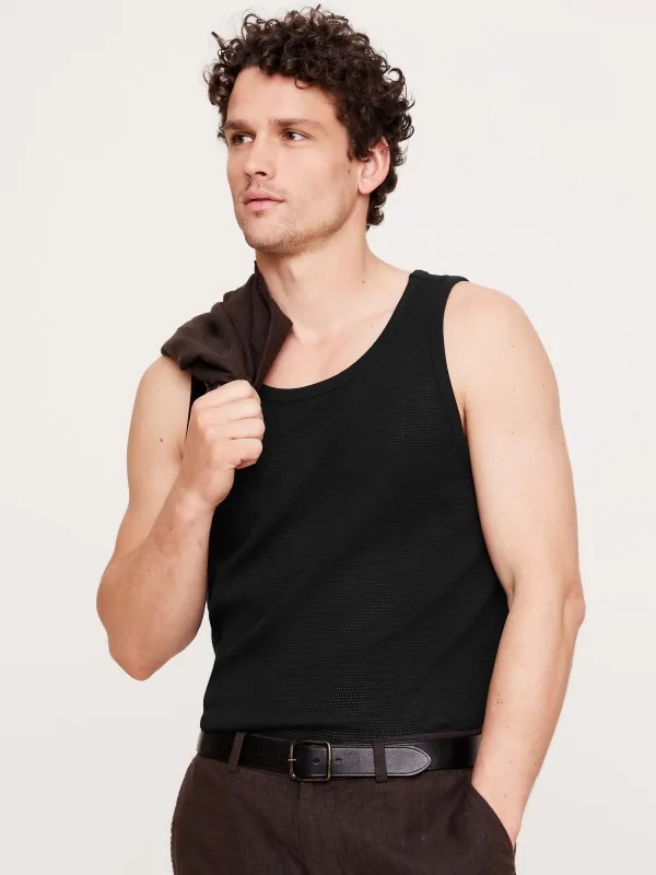 Cotton Mesh Tank sold by GAP