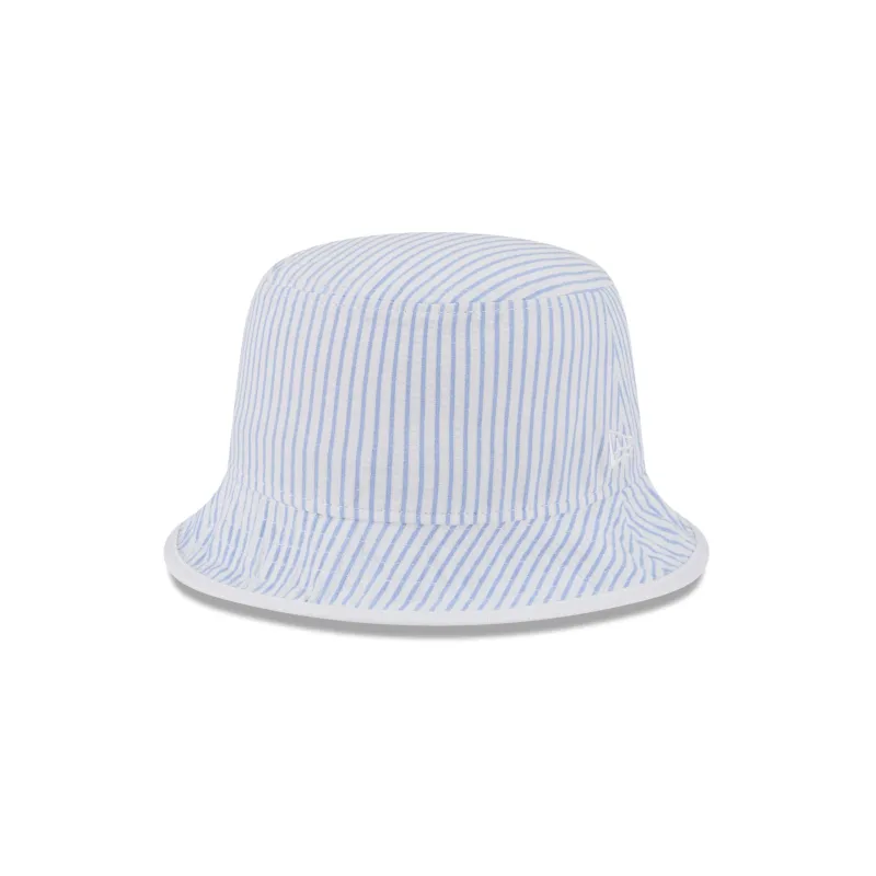New Era Cap Sky Blue Pinstripe Bucket Hat sold by New Era