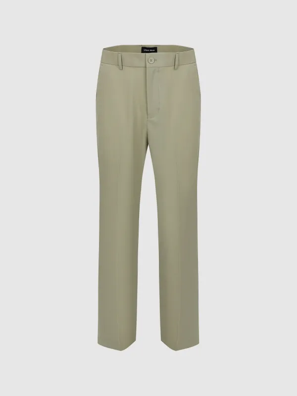 Woven Long Straight Pants sold by Urban Revivo