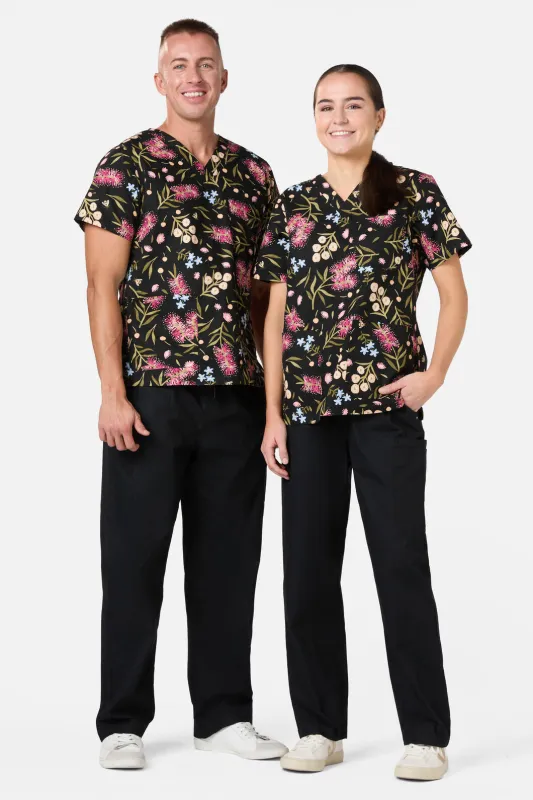 Bottlebrush Top&Pant Scrub set sold by Princess Highway