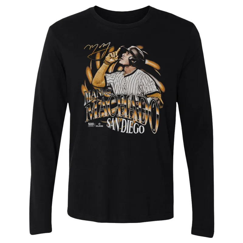 Manny Machado San Diego Grunge WHT sold by 500 Level