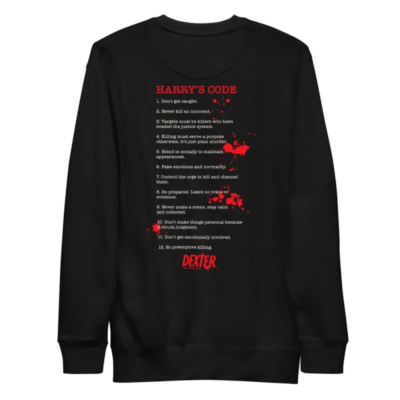 Dexter Harry's Code Unisex Crewneck Sweatshirt sold by MTV