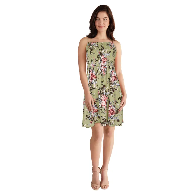 lily morgan Women's Smocked Mini Dress sold by Giant Tiger