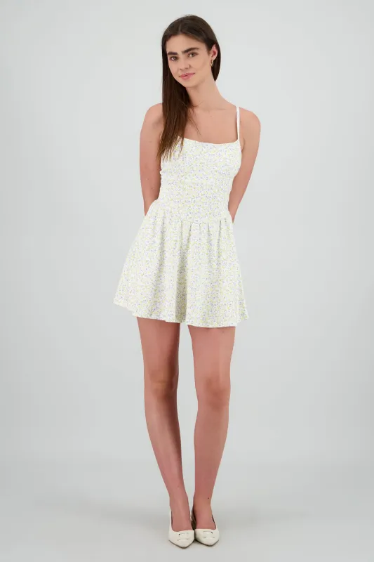 Vestido de flores detalle copas sold by Shasa