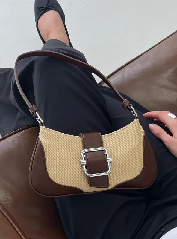 Amabella Shoulder Bag Brown sold by Princess Polly