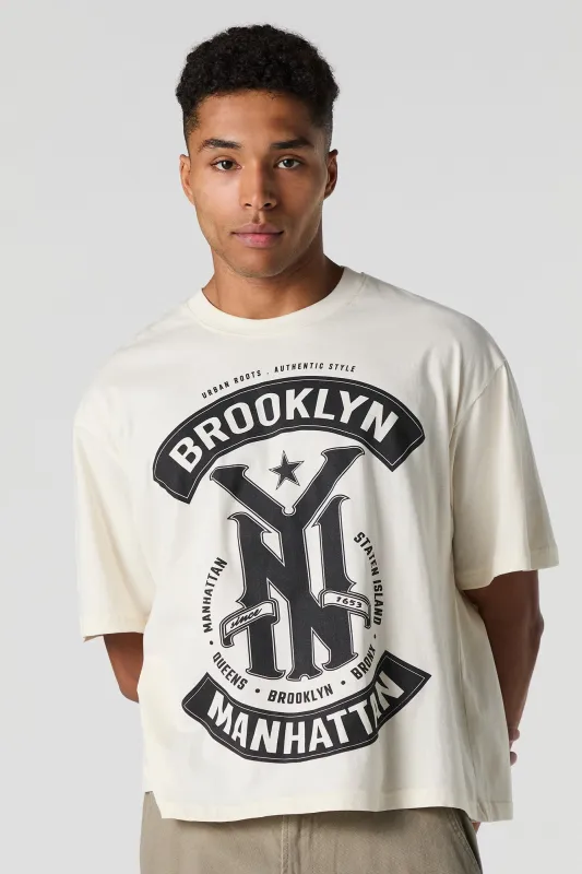 New York Graphic Boxy T-Shirt sold by Urban Planet