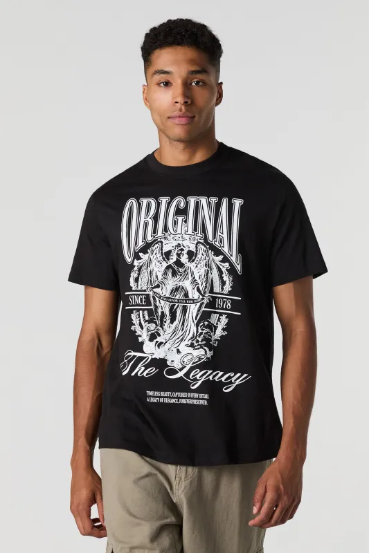 Angel Graphic Boxy T-Shirt sold by Urban Planet