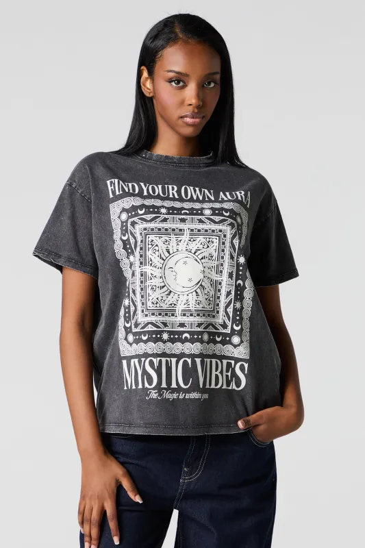 Mystic Graphic Washed T-Shirt sold by Urban Planet
