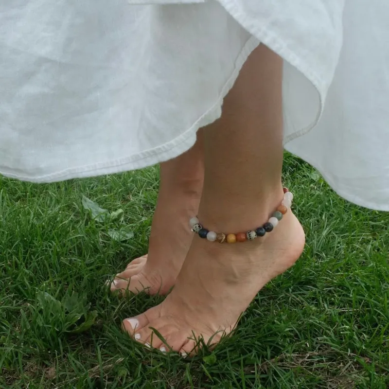 PALOMA ANKLET MULTI STONE sold by FYB JEWELRY