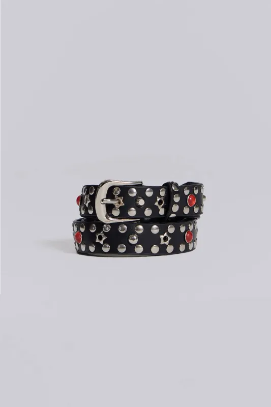 Black Starstud Belt sold by Jaded London