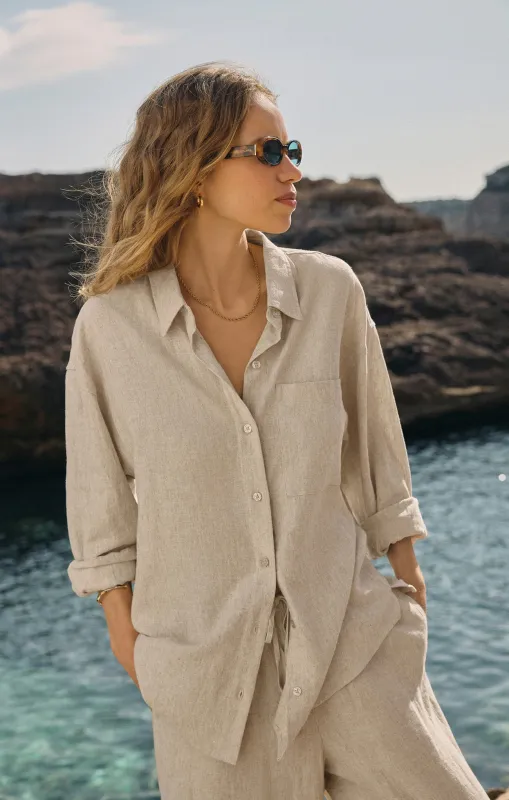 Alfie Linen Button Up sold by Z Supply