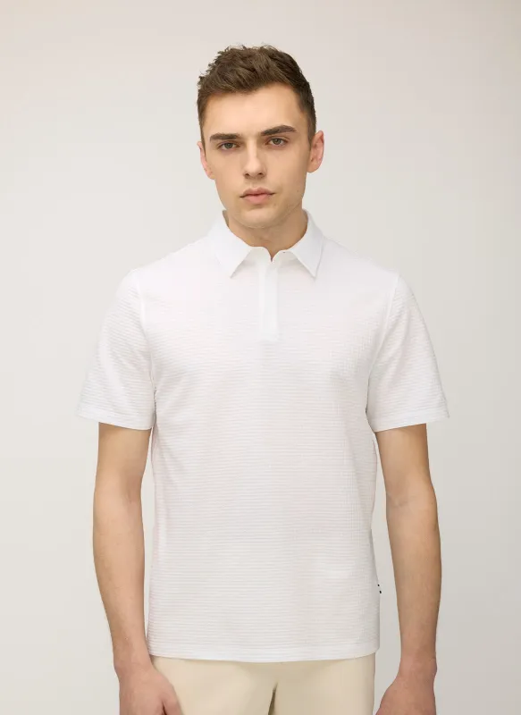 City Tech Textured Camp Shirt sold by Kit and Ace