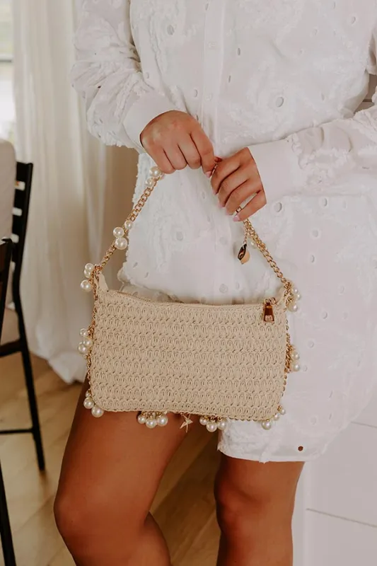 Steph Woven Purse in Ivory sold by Impressions