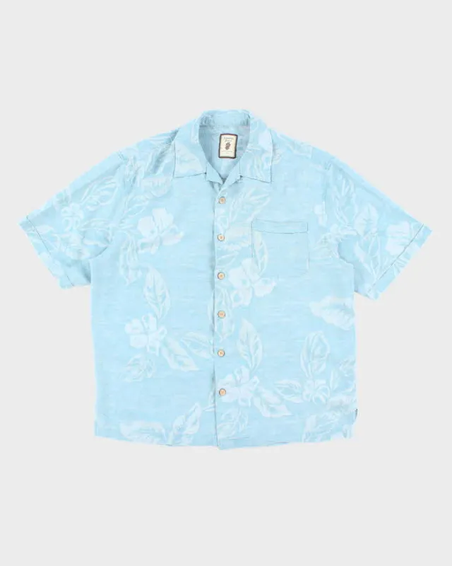 Vintage 2000's Jamaica Jaxx Silk Patterned Hawaiian Shirt - M sold by Rokit