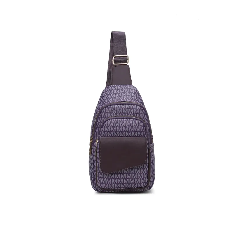 MKF Collection Women's Kace Signature Sling Bag sold by Zulily