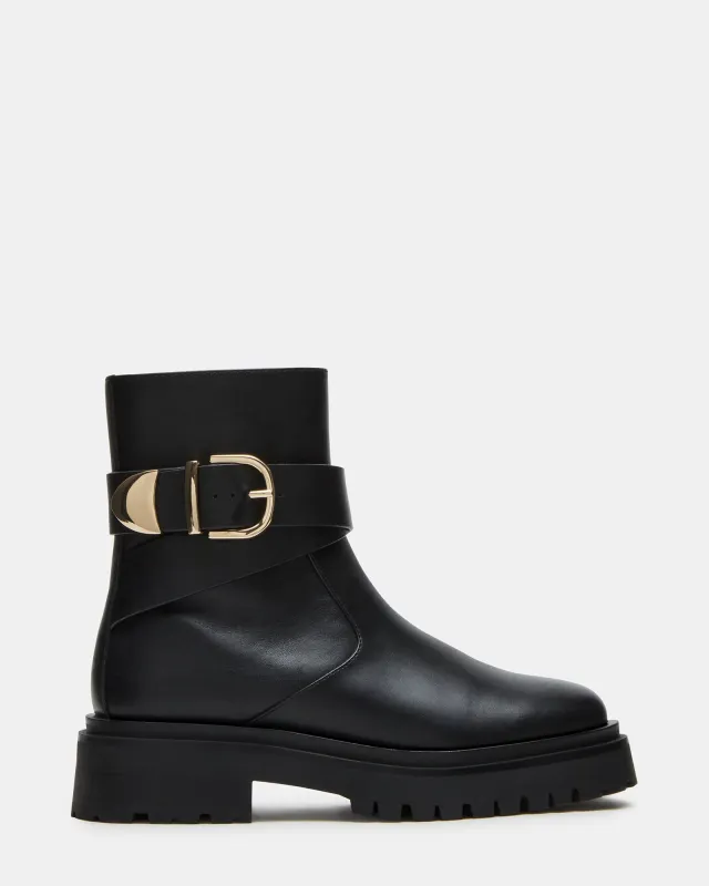 LONNY BLACK LEATHER - SM REBOOTED sold by Steve Madden