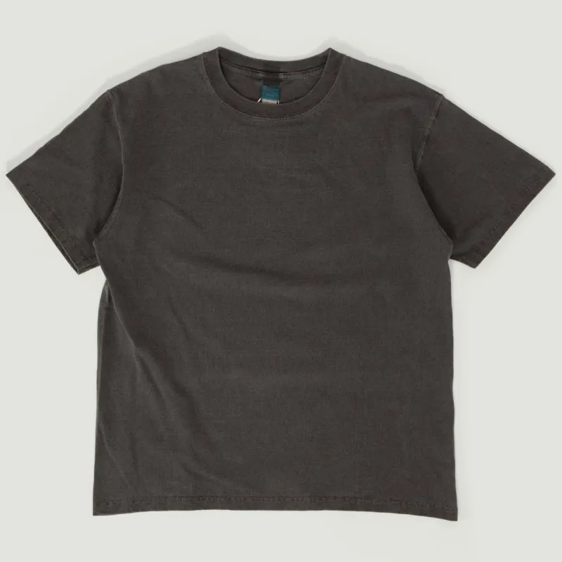 Short Sleeve Crew T-shirt P-Black sold by Flaneurs