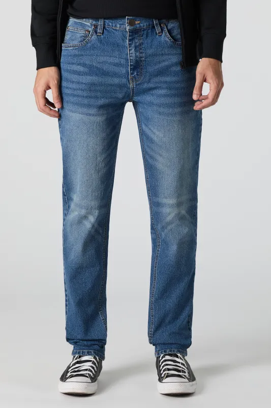 Jean extensible à jambe droite sold by Urban Planet