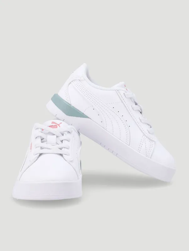Pre-Girls Jada Classic Ac Sneaker - White/Pink sold by Edgars