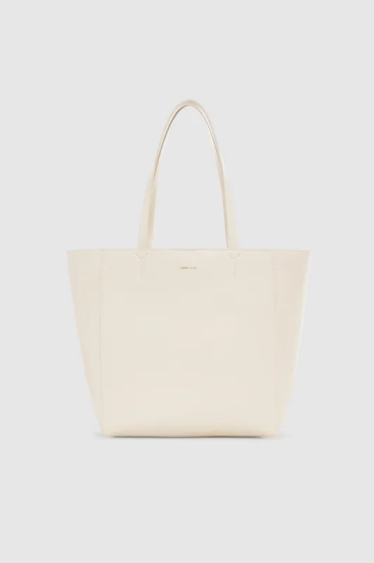 Small Elly Tote - Bone sold by Anine Bing
