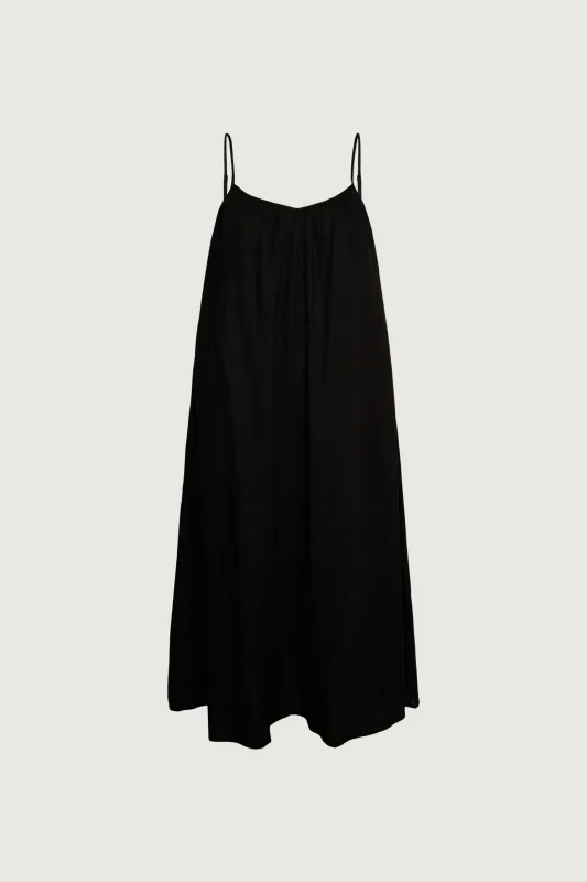 GATHERED NECKLINE MAXI DRESS sold by OAK AND FORT