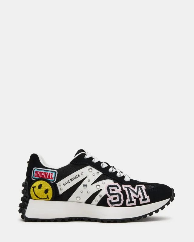 CAMPO BLACK MULTI PATCHES sold by Steve Madden