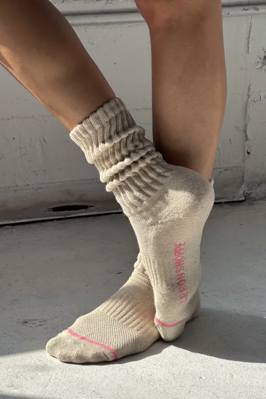 Ballet Socks - Oatmeal sold by Le Bon Shoppe