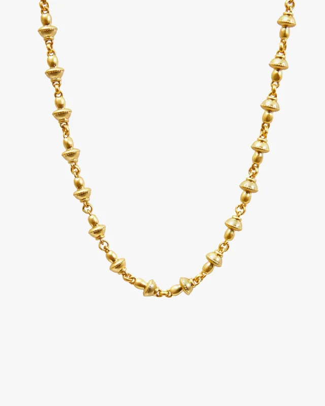 Petit Mushroom Link Necklace sold by Clare Vivier