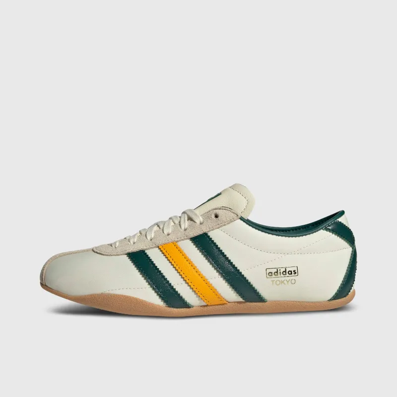 adidas Originals Women's Tokyo Cream White / Collegiate Green - Gum sold by JD Sports