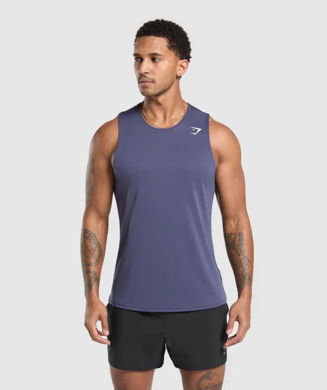 Gymshark Arrival Tank - Weighted Purple sold by Gymshark