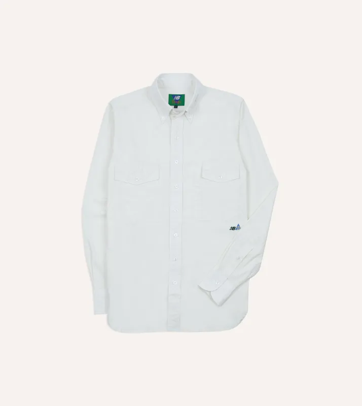 Drake’s and New Balance Poplin Hiking Shirt sold by Drake's London