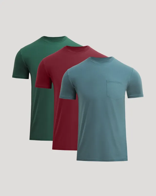 Seasonal Classic Pocket Crew 3-Pack sold by True Classic