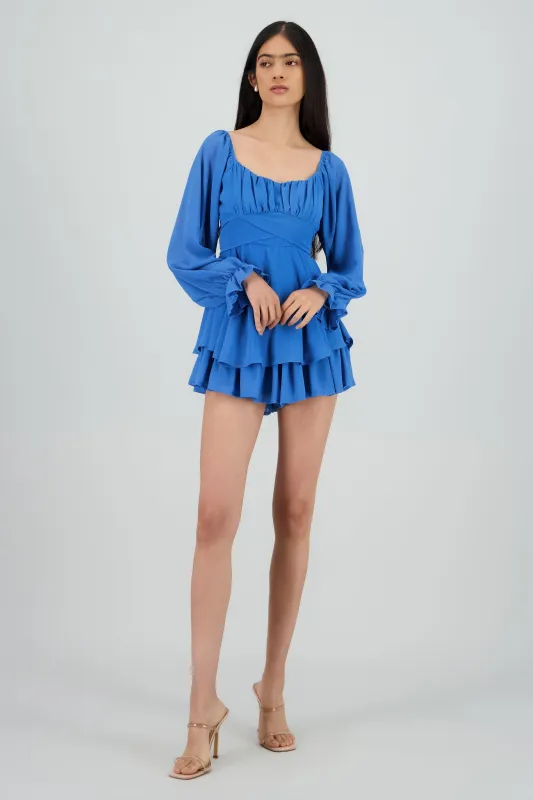 Romper mini manga larga mesh sold by Shasa